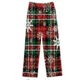 thumbnail image 4 of FDGIU Festive Christmas Pajama Set, Women's Printed Long Sleeve Pjs, Cozy Holiday Loungewear, 4 of 5