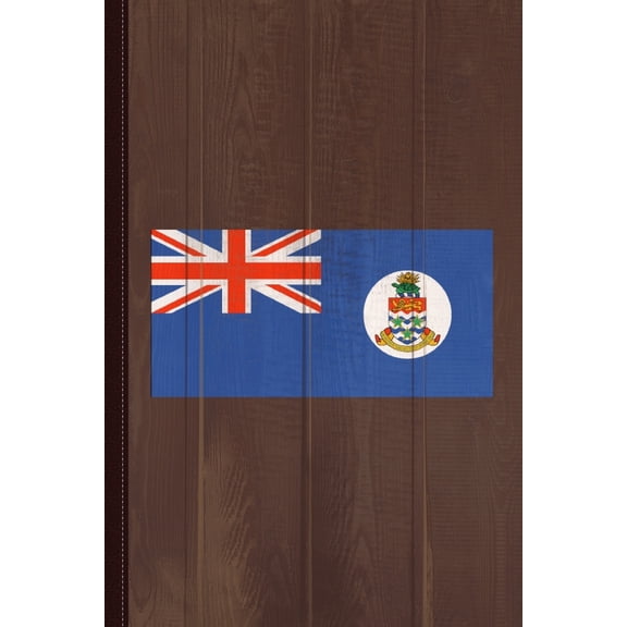 Cayman Islands Flag Journal Notebook: Blank Lined Ruled for Writing 6x9 110 Pages (Paperback)