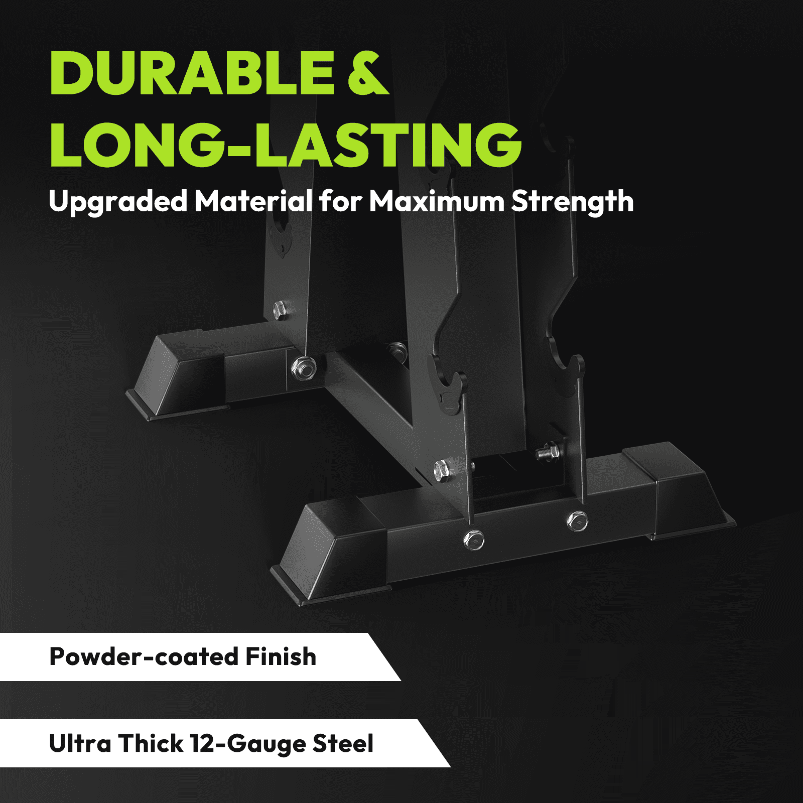 HANDBODE 5-Tier A-Frame Dumbbell Rack, 550 lb Capacity Compact Storage Organizer for Heavy Weight Dumbbells, Space-Saving Weight Stand for Home Gym