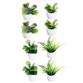 thumbnail image 1 of Planta bonsái en miniatura para casa de muñecas, diseño de casa de muñecas, decoración de plantas, modelo de planta en maceta de resina, 8 Uds., 1 of 6