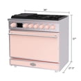thumbnail image 2 of Akicon 36 Inch Freestanding Gas Range with 6 Sealed Burners Cooktop, 5.2 Cu.Ft. Natural Gas/LP Convertible-BPSBPSB3, 2 of 3