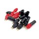 thumbnail image 2 of 2 pares de clavijas de audio para auriculares chapadas en oro, conector de metal para auriculares HiFi HD650 HD600 HD580 HD25, 2 of 3