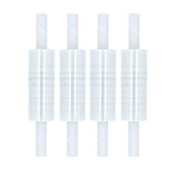 Pallet Stretch Film Wrap, Extended Core Shrink Wrap, Clear, 20 Inch x 1000 Feet, 60 Gauge, 4 Pack