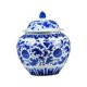 thumbnail image 1 of Jarrón de cerámica para flores, tarro de templo, almacenamiento para dormitorio, bodas, tarro de jengibre de porcelana, 1 of 7