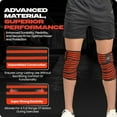 thumbnail image 6 of Special Essentials 2 Pack Knee Wraps with Strap For Men & Women - Flexible Support for Weightlifting, Powerlifting, Squats, Leg Press, and Cross Training, 6 of 6