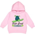 thumbnail image 2 of Inktastic Miami Beach, Florida Happy Sea Turtle Toddler Hoodie, 2 of 4