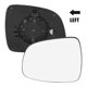 thumbnail image 2 of Coche Retrovisor Izquierdo Lado sin Calefactado Espejo Vidrio con Placa 71743613, 2 of 8