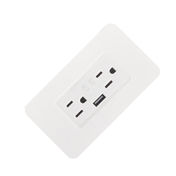 Bearachild Tuya Wifi Smart US enchufe tira de toma de corriente con 2 salidas 1 puertos USB enchufe de Control remoto inalámbrico funciona con Goole Home Electrodomésticos Bearachild HA005198-00
