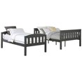 thumbnail image 5 of Dorel Living Airlie Wood Twin Over Full Bunk Bed in Slate Gray, 5 of 7