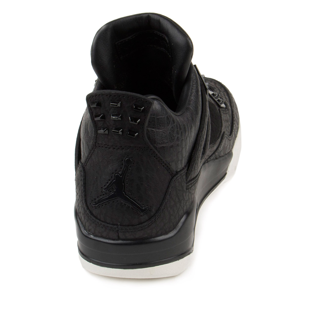 Nike Mens Air Jordan 4 Retro Premium "Pinnacle" Black/Sail 819139-010 - image 4 of 7