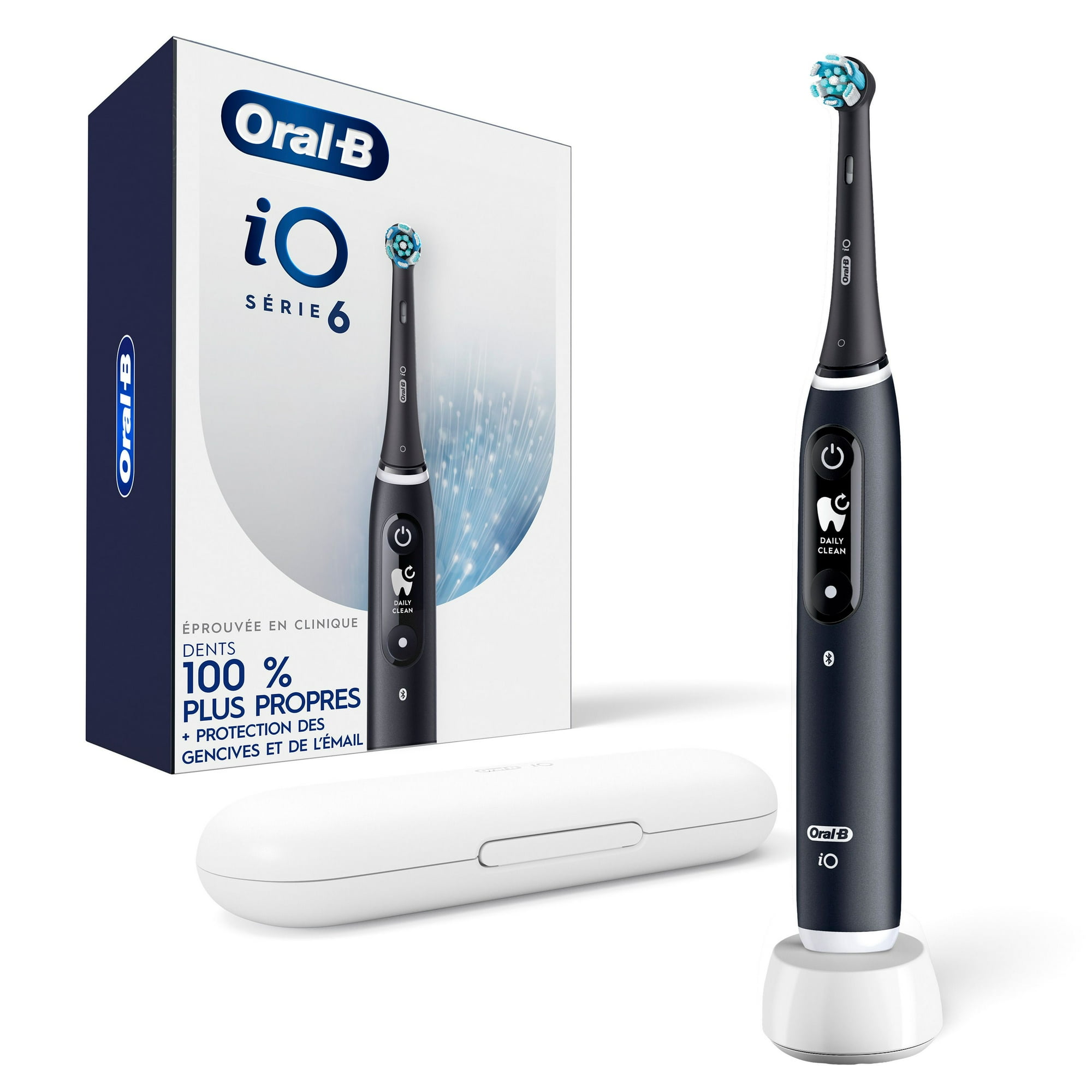 Oral-B iO Series 6s ブラックラバ Oral-B iO Series 6 Electric Toothbrush with (1) Brush Head, Black