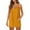 Orange, variant on WILLBEST Date Night Dress Women's Solid Color Fashion Casual Double Pocket Sling Dress