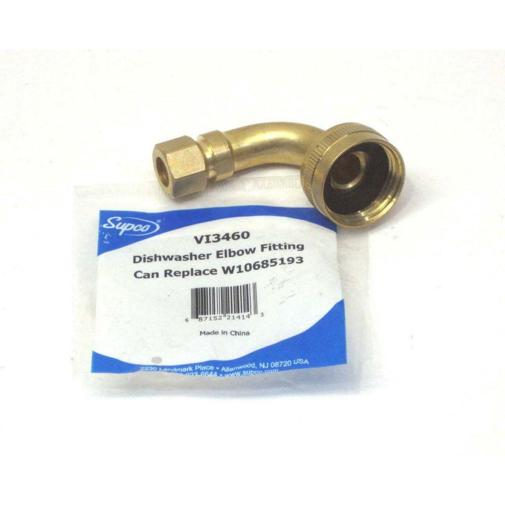 W10273460BU Dishwasher Elbow Connector Fitting