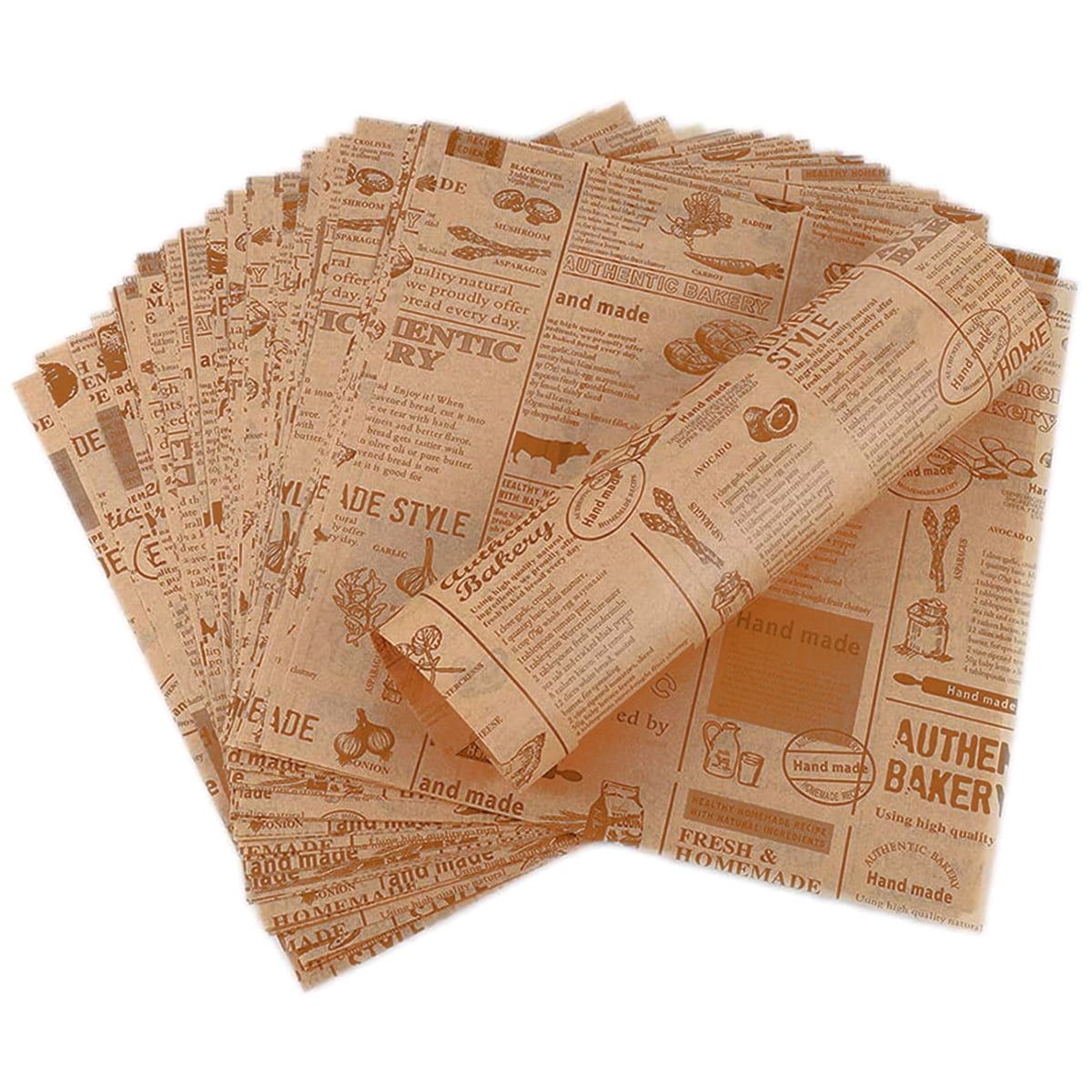 Dropship Twlead Wax Paper Sheets Greaseproof Waterproof Wrapping