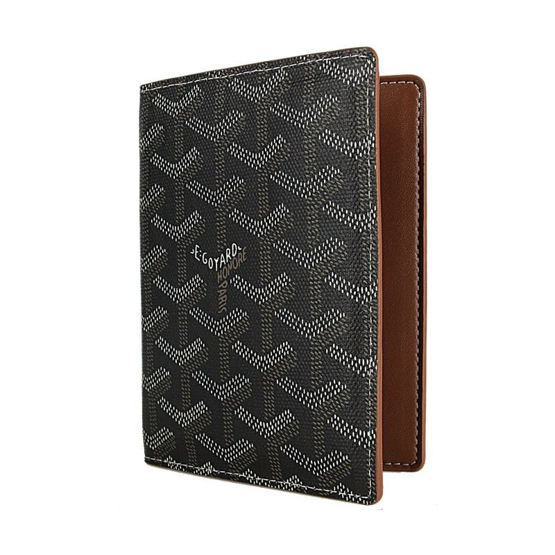 Goyard Cartera De Cuero Genuino Soporte De Pasaporte Multifuncional La Tarjeta De Visita Monedero De Documentos Walmart en linea