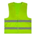 thumbnail image 6 of Paste Front Warning Safety Wear Safety Vest Outdoor Construction Workwear High Visibility Vest Reflective Vest Cycling Reflective Clothing 8, 6 of 8