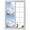 blue, variant on Blue Ombre Butterfly Window Privacy Film, Pastoral Farmhouse Butterflies Static Cling UV Sun Blocking Heat Control Window Tint Day and Night, Non-Adhesive One Way Windows Privacy Cover 19.6''x39.3''
