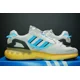 thumbnail image 2 of Ad-id-as ZX 5K Boost Shoes GW3039 Grey Sky Rush Various Sizes New OG DS Sneakers, 2 of 6
