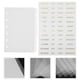 thumbnail image 2 of juego de separadores de carpeta transparentes de 6 anillas con pegatinas doradas., 2 of 7