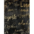 thumbnail image 2 of OnRei 12x14 Black Ornate Wood Framed with Double Matting Museum Art Print Titled - Language Of Love, 2 of 4