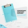 thumbnail image 7 of Enday Memo Clipboard with Ruler Heavy Duty Plastic Clipboards for Medical, Office, School Use, Multicolor 6Pc, 7 of 7