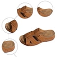 thumbnail image 7 of Gladiator Sandals for Women Summer Beach Vacation Walking Fisherman Slides Boho Hollow out Slip on Orthopedic Shoes Brown Size 9, 7 of 7