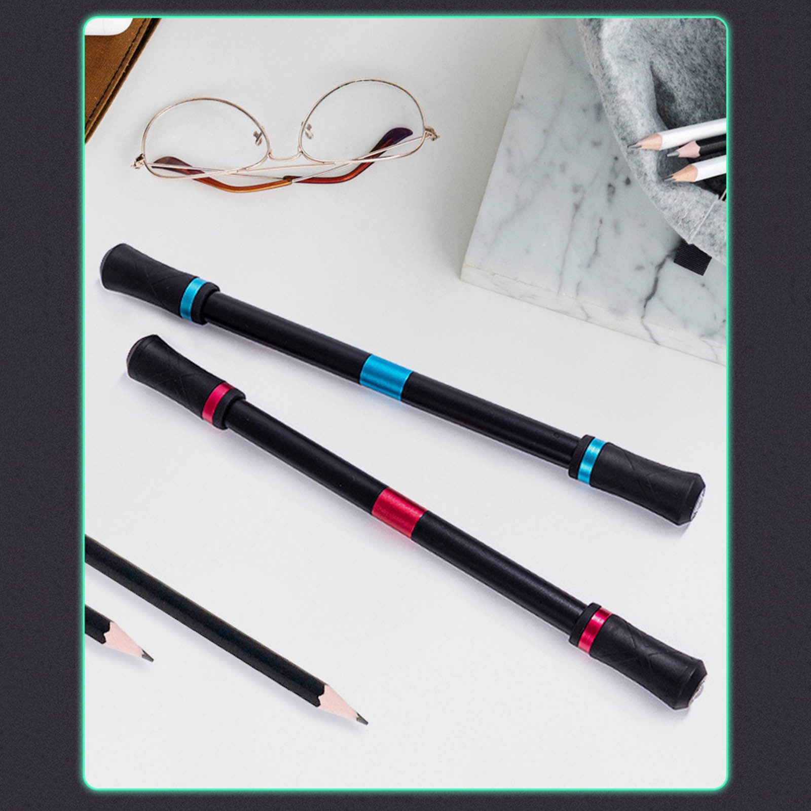 3Ml Thumb Turn Pen Spinn Pen Rollers Fer Rotary Pen For Students Entertainment