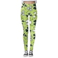thumbnail image 4 of MKLEKYY Leggings push up para mujer, pantalones de yoga casuales con estampado St. para mujer (estilo 1), 4 of 4
