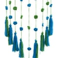thumbnail image 5 of DecMode 13"W, 47"H Metal Bohemian Wall Decor, Blue, 1-Piece, 5 of 9