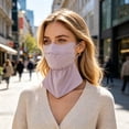 thumbnail image 4 of Face Guard Elastic Fabric 3D Cut Face Neck Sun Protection Face Guard with Adjustable Earhooks Summer Outdoor Face Protector, 4 of 7