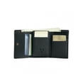 thumbnail image 2 of Men's Trifold Wallet Genuine Leather Credit Card Holder Wallet For Women Men,Small Front Pocket Wallet Male Purse  Slim Tri-Fold Wallet Fathers Day Gifts Birthday And Valentine's Day Gift For Him Her, 2 of 8