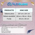 thumbnail image 4 of Juego De Sabanas King Size Microfibra Amplias Con Diseño NubiSuave  Estampado, 4 of 6