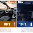 thumbnail image 2 of GHSDFBB Car Windshield Sun Shade Foldable,Sun Protection for Car Front Windshield,Sun Protector for UV Ray,Car Interior Accessories for Sun Heat,Fit for 2019-2024 Dodge RAM 1500, 2 of 7
