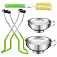 thumbnail image 1 of 1 Set Premium Canning Kit Durable Healthy Canning Funnel Jar Lifter Brush Set, 1 of 6