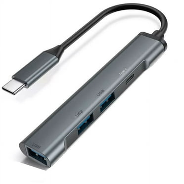 4-in-1 Hub PD USB-C Adapter for Samsung Galaxy A55 5G/A35 5G/A25 5G - TYPE-C Charger Port USB Splitter