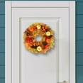 thumbnail image 4 of Guirnalda de Peonía Ganfancp 2024 Decoración Hoja de Arce Calabaza Colgante 1X Corona, 4 of 6