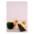 thumbnail image 5 of Green Quartz Gold Stud Earrings GQGSE3, 5 of 7