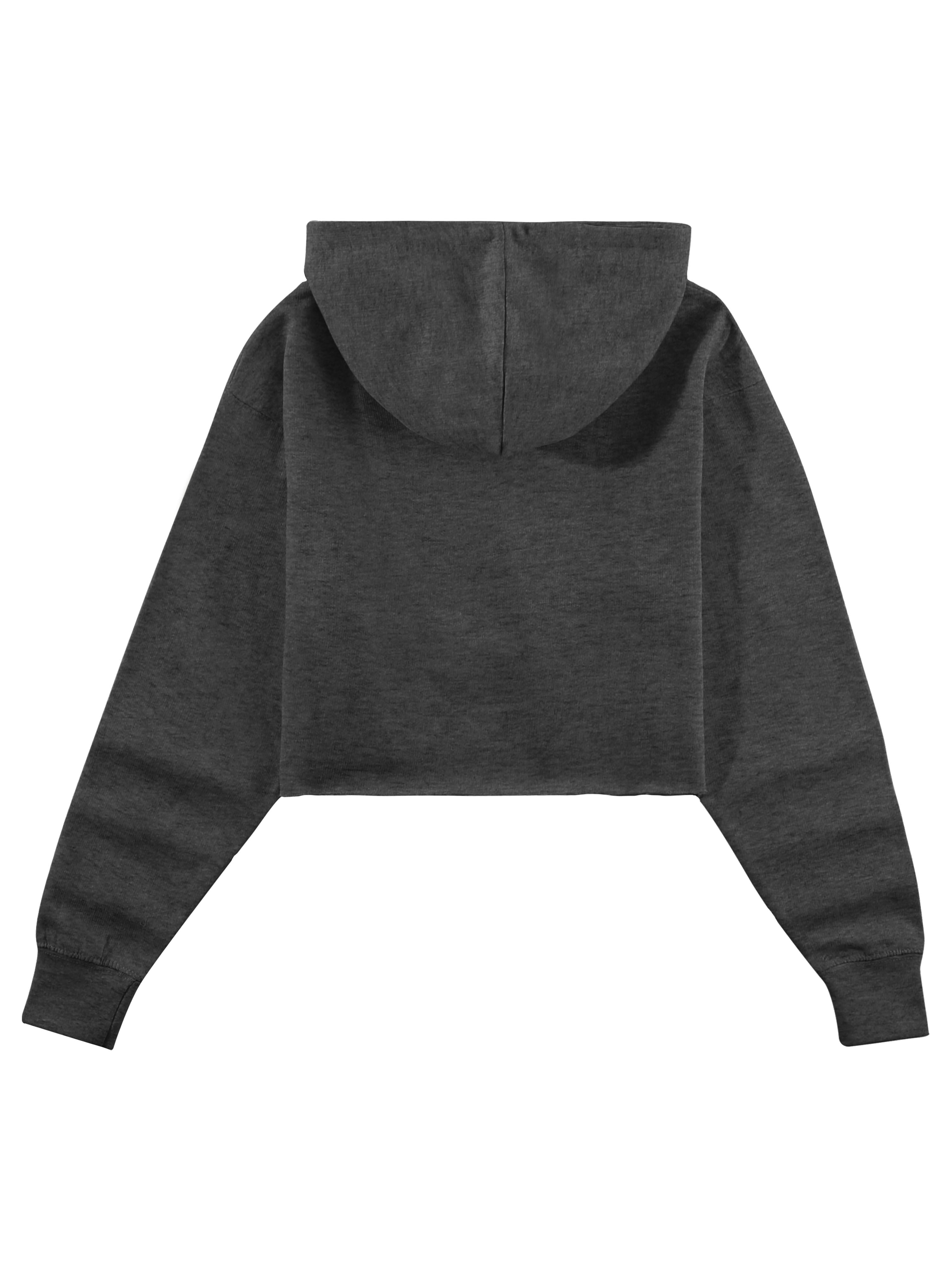 Hat and Beyond Women's Basic Crop Top Hoodie Pullover Fleece Hooded Sweatshirt Long Sleeve
