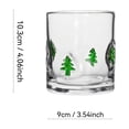 thumbnail image 2 of Drinking Glass Handmade Embossed Christmas Tree Polka Dot 1 Piece for Christmas Holiday Party Daily Use Ideal Gift for Christmas Celebration, 2 of 2
