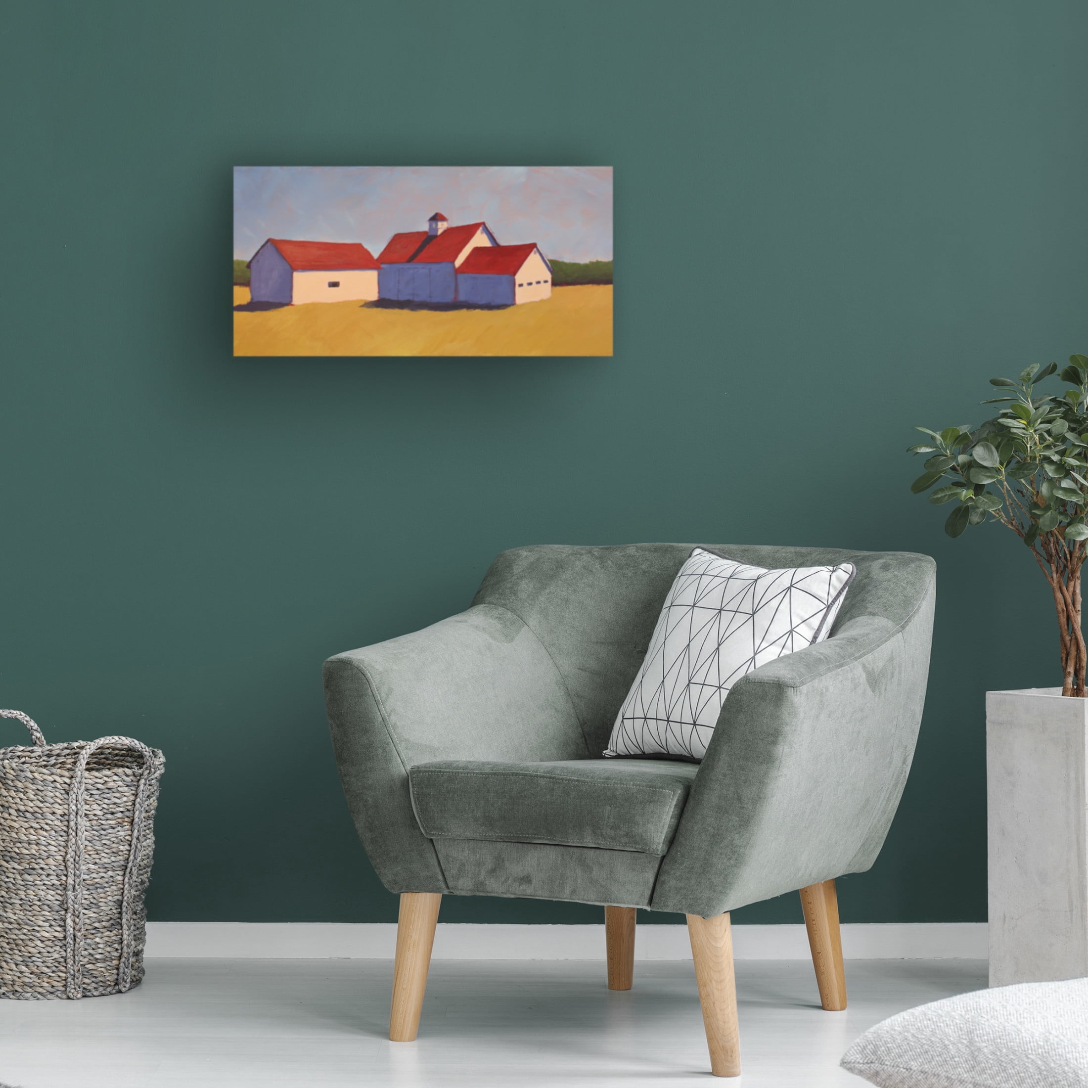 Trademark Fine Art Carol Young Barn on the Range I Canvas Wall Art