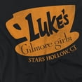 thumbnail image 2 of Gilmore Girls Luke's Coffee Logo Women's Loose T-Shirt, Black, Small, 2 of 6