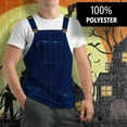 thumbnail image 3 of Halloween Overalls White T-Shirt Costume All Over Adult T-Shirt - X-Large, 3 of 7