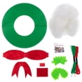 thumbnail image 1 of Craft County Holly Jolly Holiday Ornament Kits - Christmas Craft Kits For all Ages 3 & Up - Create Your Own Felt Holly Wreath Ornament, 1 of 4