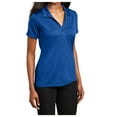 thumbnail image 4 of Yellow Rooster Women's Embossed PosiCharge Tough Polo True Royal S, 4 of 6