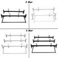 AARacks Full Size Van Three Bar Ladder Roof Racks Steel Rack With Middle Adjustable Bar & Cargo