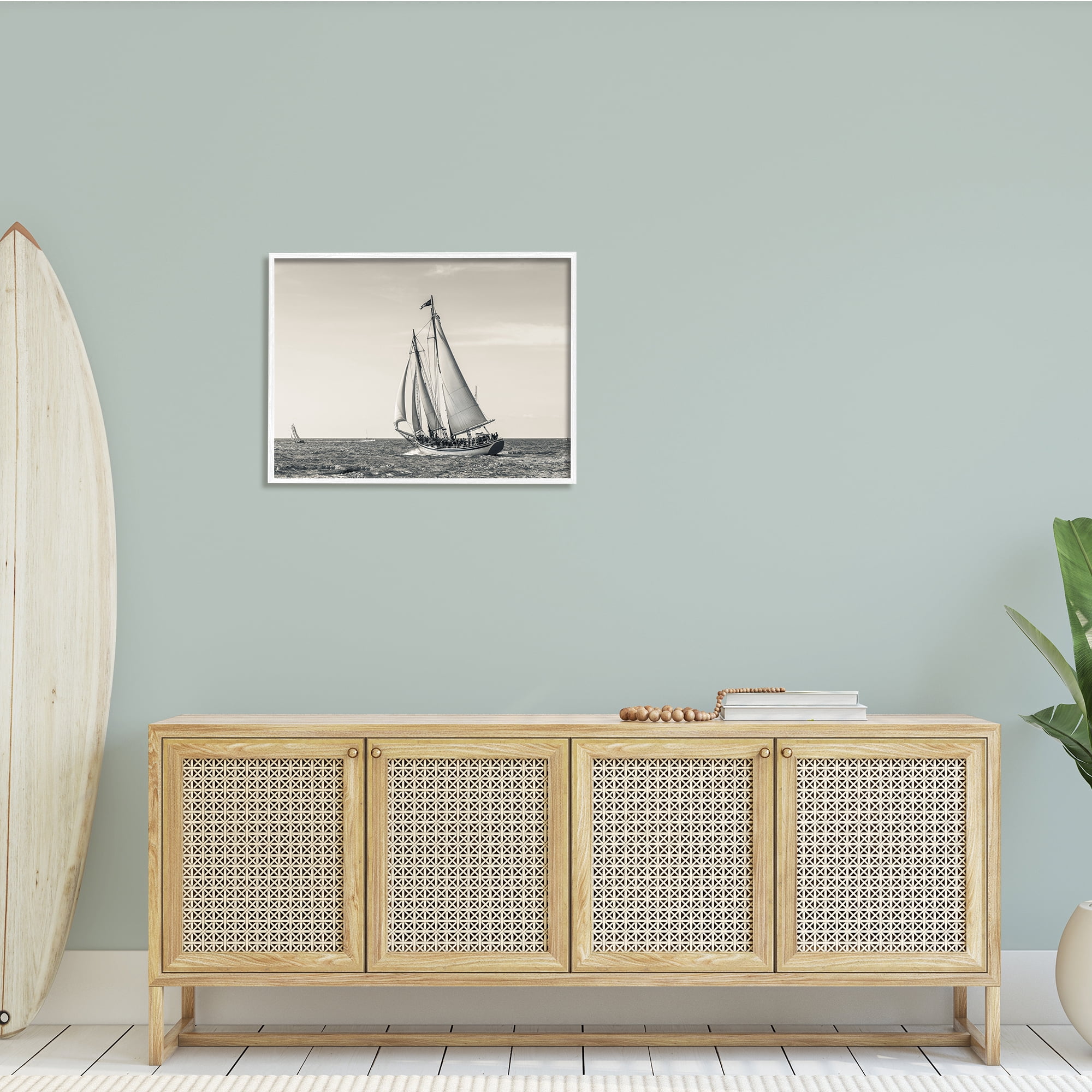 Stupell Indtries Ship At Full Sail Crowded Boat Nautical Photography,30 x 24,Design by Danita Delimont