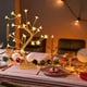 thumbnail image 4 of xihome Árbol de Navidad artificial con luces LED de flor de cerezo, alimentado por USB, luz ambiental nocturna para escritorio, ideal para decoracin navideña., 4 of 6