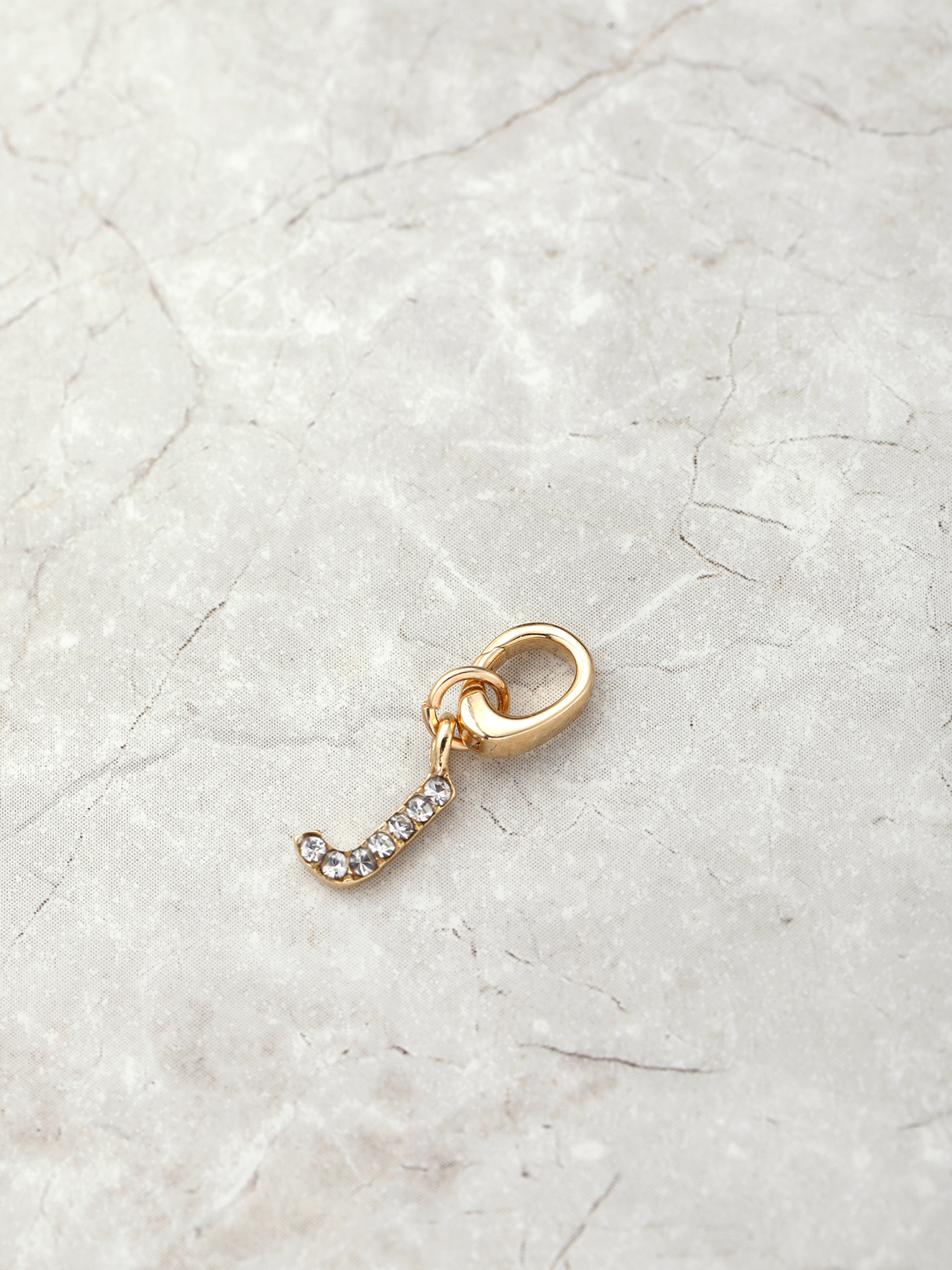 Time and Tru Women's Goldtone Initial Letter Charm, 1 Piece