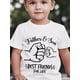 thumbnail image 1 of New Summer 2025 Father's Day "Dad and Son" Fashion T-shirt with Big Hand Holding Small Hand Pattern Print Youngsters's Short Sleeve T-shirt, 1 of 6