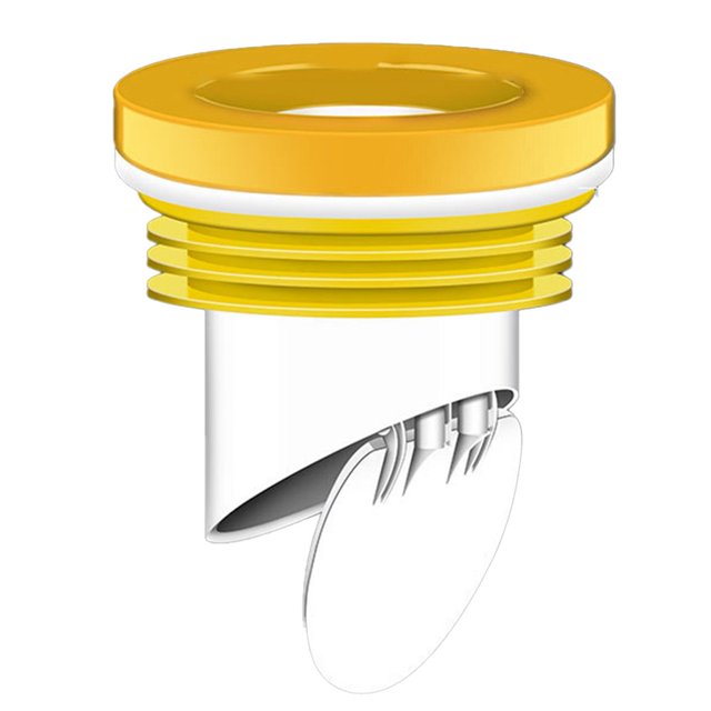 Toilet Flange Sealing Ring Check Valve Rubber Ring Leak-Proof Toilet Accessories